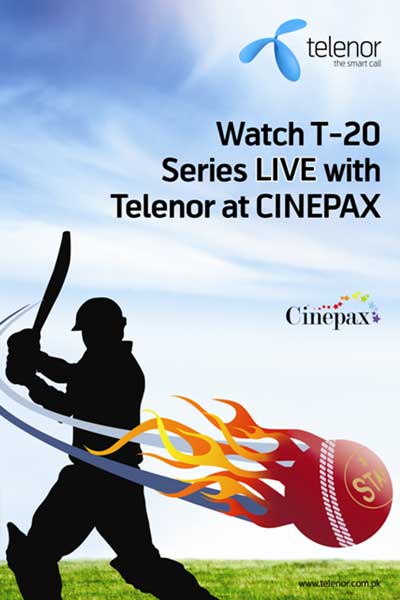 Telenor and Cinepax bringing T20 World Cup on Big Screens