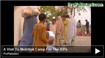 A Visit To Mobilink Camp For The IDPs - Video