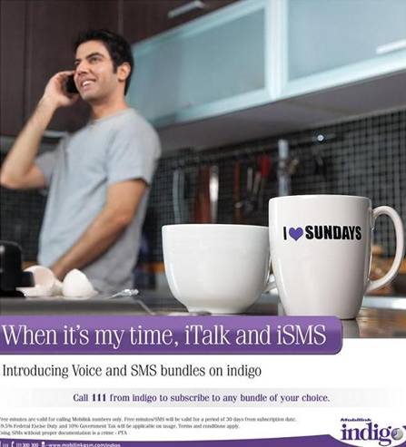 Mobilink indigo Introduces iTalk and iSMS Bundles!