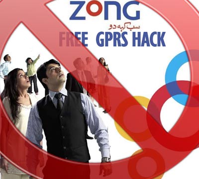 ZoNG Free GPRS Hack : No More