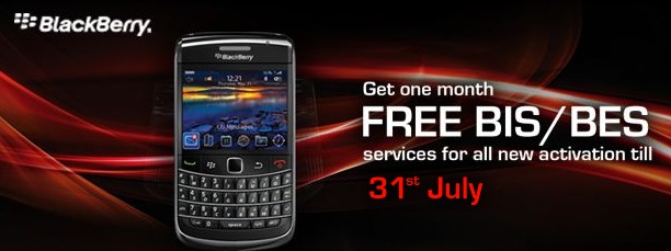 Ufone BIS Blackberry 1 Month Free BIS/BES Services for New Activations: Ufone