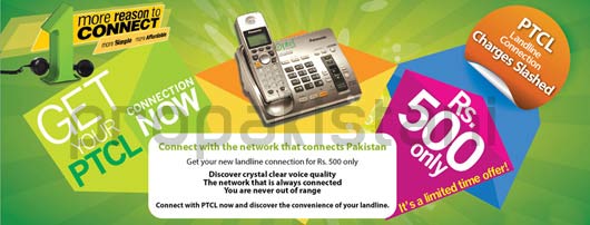 ptcl Get your New PTCL Landline Phone in 500 Only!