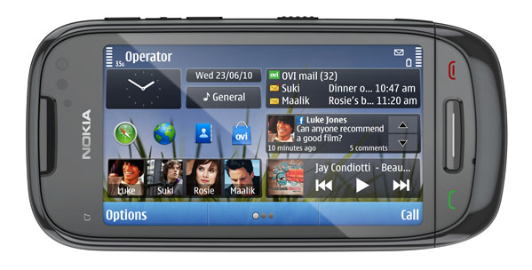 Nokia C7, Charcoal Black - Click on Image to Enlarge