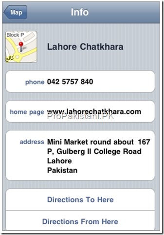 Google Places 02 thumb Google Launches Google Places for Pakistan