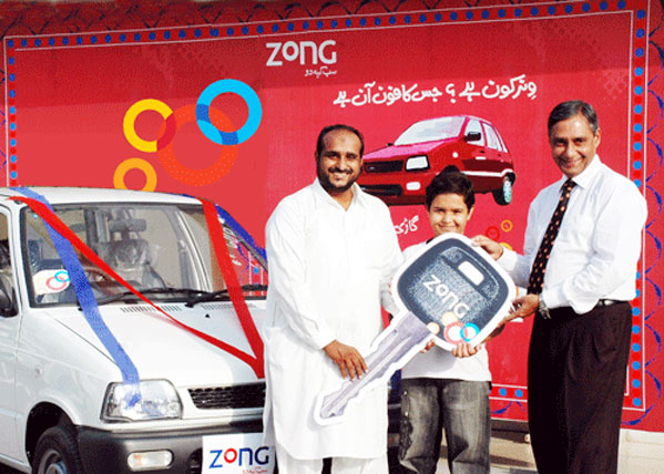 ZONG KPO Car Winner for web Zong Announces KPO Car Winner