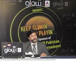 Amer Aman Warid thumb Warid Announces All Pakistan Tape Ball GLOW Kricket Tournament 2011