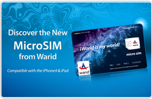 micro sim glow Warid Introduces MircoSIM