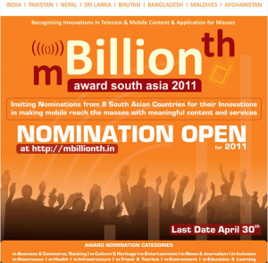 mbillionth awards 300x294 mBillionth Award South Asia 2011