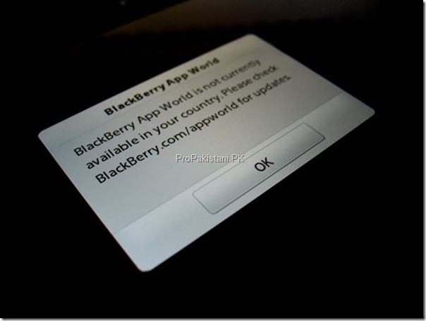 appworld fail thumb Blackberry Playbook [Review]