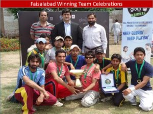 faisalabad prizes 300x223 All Pakistan Glow Cricket Tournament Concludes