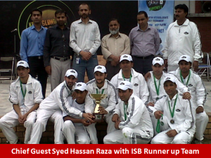 isb runner up team 300x225 All Pakistan Glow Cricket Tournament Concludes