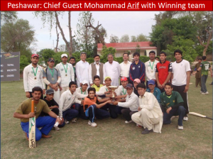 peshawar team 300x224 All Pakistan Glow Cricket Tournament Concludes