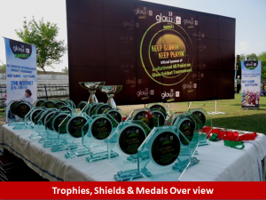 trophies 300x225 All Pakistan Glow Cricket Tournament Concludes