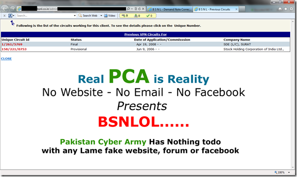 bsnl1 thumb Pakistan Cyber Army Hacks into Indian BSNL
