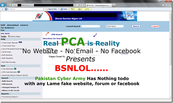bsnl2 thumb Pakistan Cyber Army Hacks into Indian BSNL