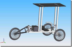 3D Modal of Vehcile thumb UET Lahore Student Designs Solar Powered Vehicle