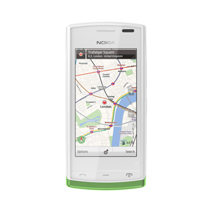WhitegreenMap1 thumb Nokia 500, Mid Range Symbian Phone, Announced