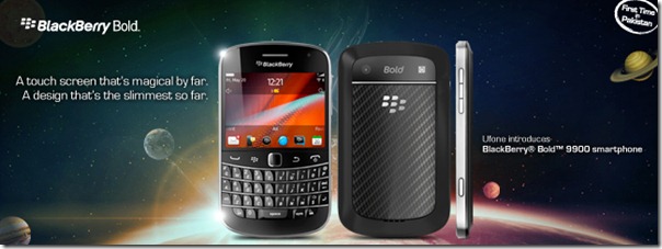 bold9900 inner Ufone Introduces Blackberry Bold 9900
