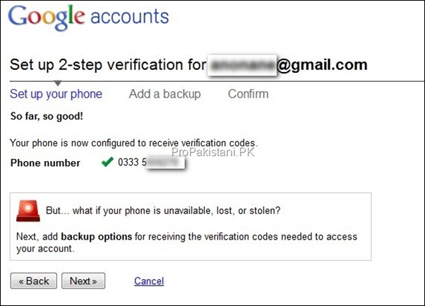 2 step authentication 03 thumb How to Enable 2 Step Verification for Google Account?