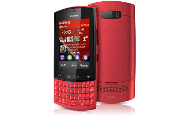 nokia 303 red main overview thumb Nokia Unveils Four Asha Series Mid Range Phones