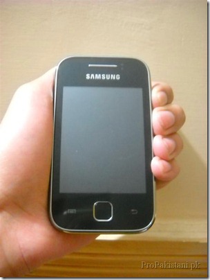 Front Large thumb Samsung Galaxy Y [Review]