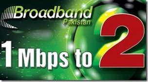 PTCL Broadband PTCL 1Mbps DSL Upgraded to 2Mbps for Free