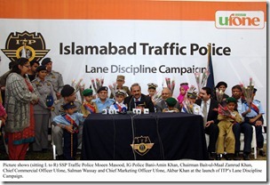 Ufone ITP Pic thumb Ufone Sponsors Traffic Discipline Campaign