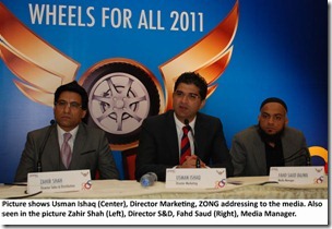 ZONG Wheel for All web Zong Gives Away 150 Cars to Franchisees