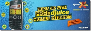 Djuice Nokia Asha 302 thumb Djuice Offers Nokia Asha 302 with Free Mobile Internet