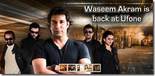 wasim akram Ufone Announces The Return of Wasim Akram as Brand Ambassador
