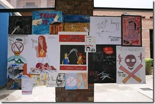 9 Poster Competition School Students thumb Warid, SKMT Conduct Anti Tobacco Drive