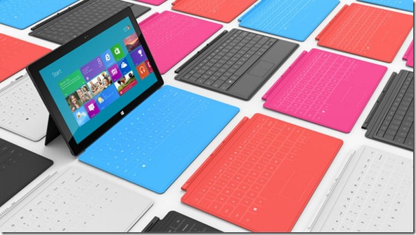windows 8 tablet thumb Microsoft Jumps into Tablet Business   Announces Surface and Surface Pro