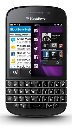 Blackberry Q10 thumb RIM Becomes Blackberry, New OS Blackberry 10 Launched, Z10 and Q10 Smartphones Announced