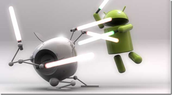 android v appple starwars Mobile Operating Systems in 2012