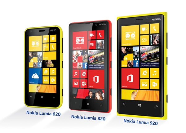 Nokia Lumia Smartphone Devices thumb Mobilink Partners with Nokia to Launch Lumia 920, Lumia 820 and Lumia 620 in Pakistan