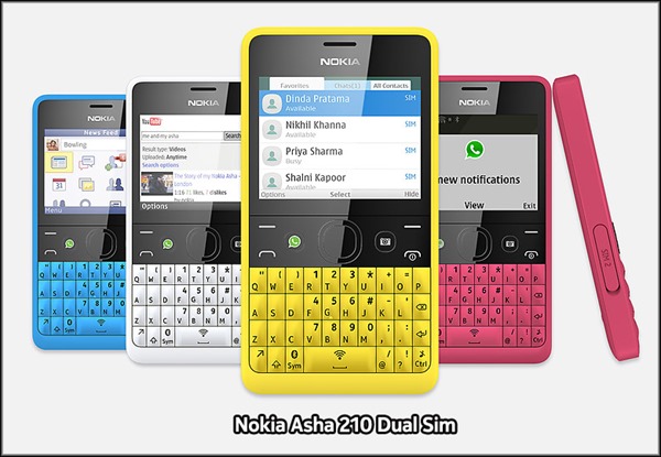 Nokia Asha 210 Dual SIM Nokia Introduces Dual SIM Enabled Nokia Asha 210