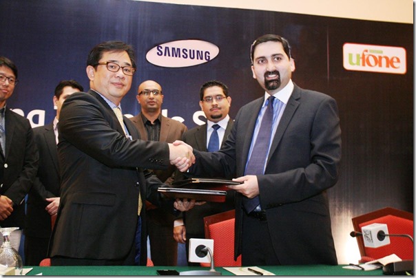 Ufone Samsung MoU for Launch of Galaxy S4 Samsung and Ufone to Co Launch Galaxy S4 in Pakistan