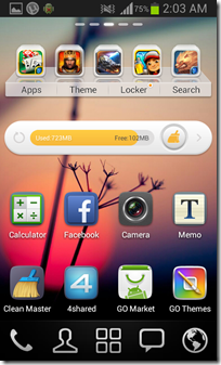 Go launcher ex 1 7 Best Launcher Apps Available for Android Devices
