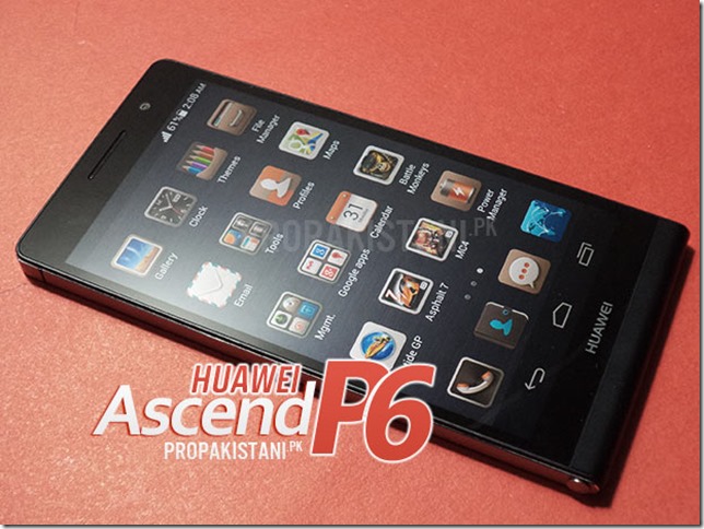 ascend p6 main1 Huawei Ascend P6 is Now Available in Pakistan