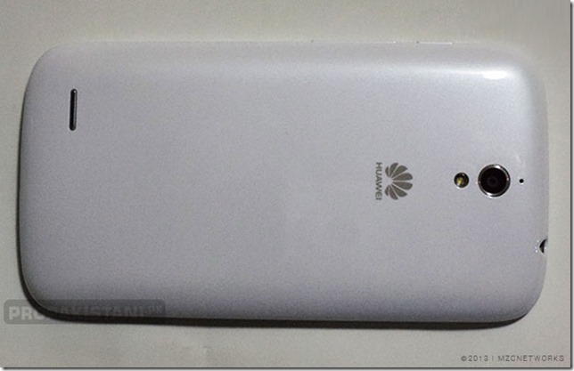 back side Huawei Ascend G610 Dual SIM [Unboxing, Hands on and Review]