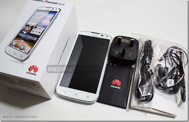 full package Huawei Ascend G610 Dual SIM [Unboxing, Hands on and Review]