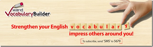 vocabulary header Warid Launches Vocabulary Builder