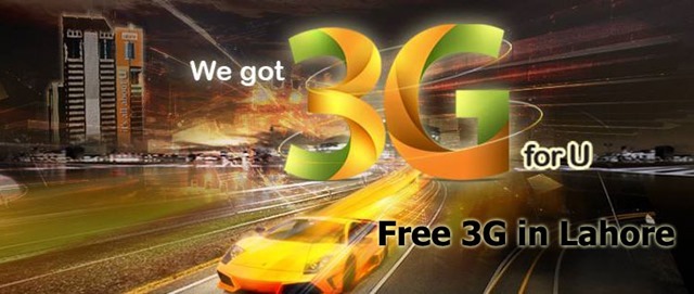 Ufone Launches Free 3G Trial in Lahore - Ufone
