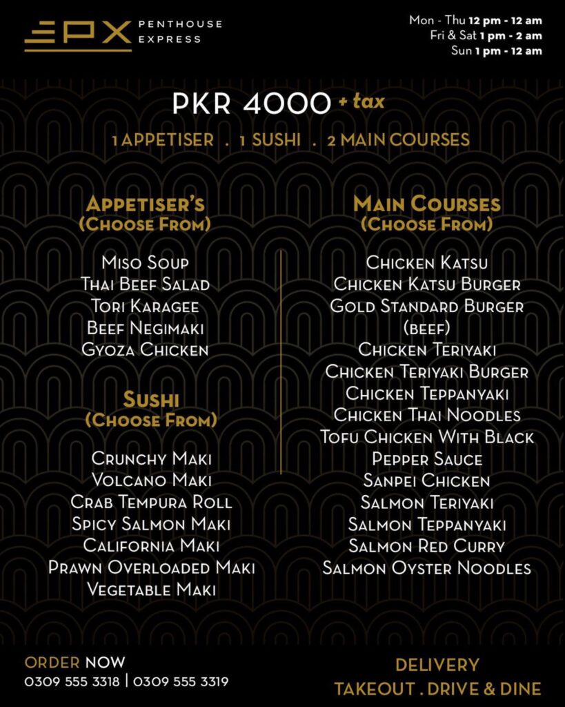 Penthouse Lahore - FoodNama