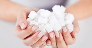 eating sugar leading to high blood glucose level