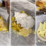 Masala dosa ice cream rolls