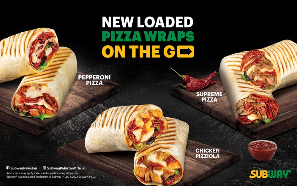 loaded pizza wraps