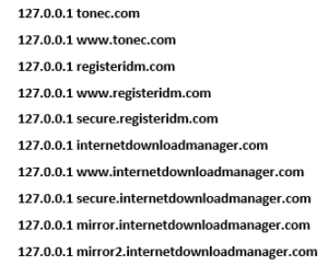 the code to register the software for How to Register IDM without Serial Key 