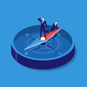 A compass