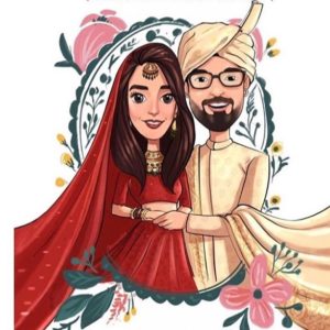 Yasir and Iqra Aziz's wedding card